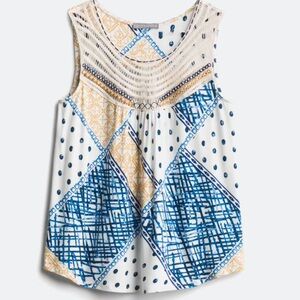 McKinley Crochet Yoke Knit Top